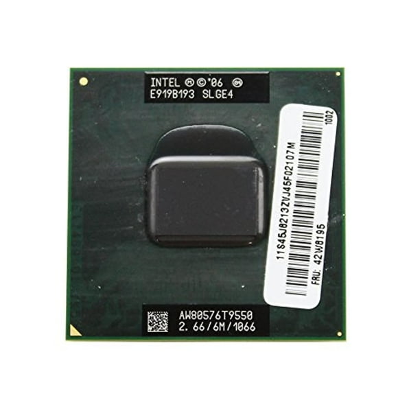 Intel Core 2 Duo T9550 2.66GHz Mobile Processor - 2.66GHz - 1066MHz FSB ...