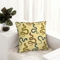 thumbnail image 5 of Wukai Various Snake Premium Polyester Fleece Pillow Covers with Hidden Zipper Closure,Luxuriously Soft and Durable-26"x26", 5 of 7