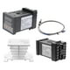 thumbnail image 4 of Controlador de temperatura de termostato digital REX-C100 de 4 piezas con salida SSR con sensor de termopar tipo K, 4 of 7