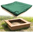 thumbnail image 5 of Sandbox Cover Square Waterproof Sandpit Cover with Drawstring Tool Dustproof Oxford Cloth Sandbox (200x200cm), 5 of 5