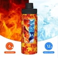 thumbnail image 5 of Yiaed Vintage maple leaves autumn Print Sports Insulated Kettle Bottle Reusable Stainless Steel Insulated Cup, Outdoor Portable Casual Stainless Steel Insulation Cup, 5 of 7