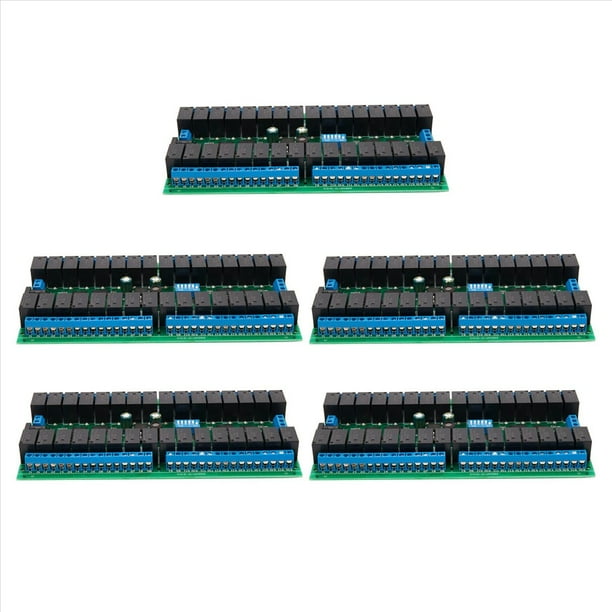 5X R421C32 DC12V 32 Canales Modbus RTU RS485 Módulo de Relé de Bus Placa de Puerto Serie UART para PLC LED Cerradura de Puerta de Automatización del Hogar