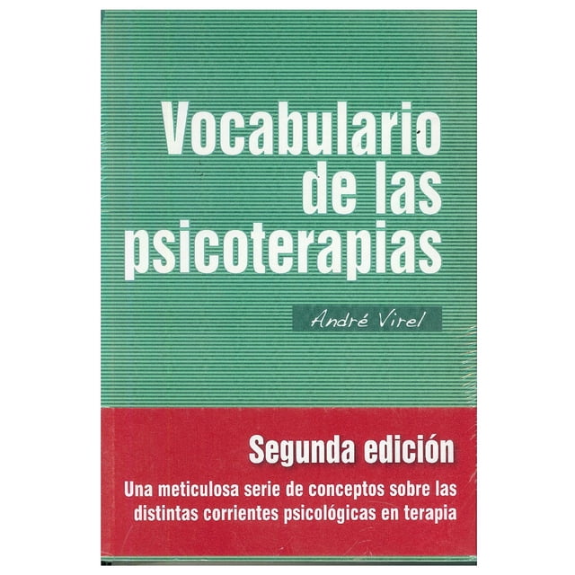 Vocabulario de las psicoterapias Gedisa 9788474322286