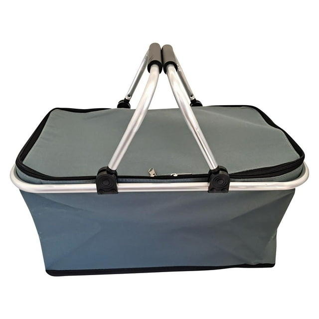 Sac de Rangement Alimentaire Isolé, Glacière Portable, Design Étanche, Taille Compacte, pour Pique-Niques, Activités Extérieures, Isolation sous Vide, Plastique Durable, pour Familles, Voyage, Équipement de Pique-Nique, Nourriture Akmoler