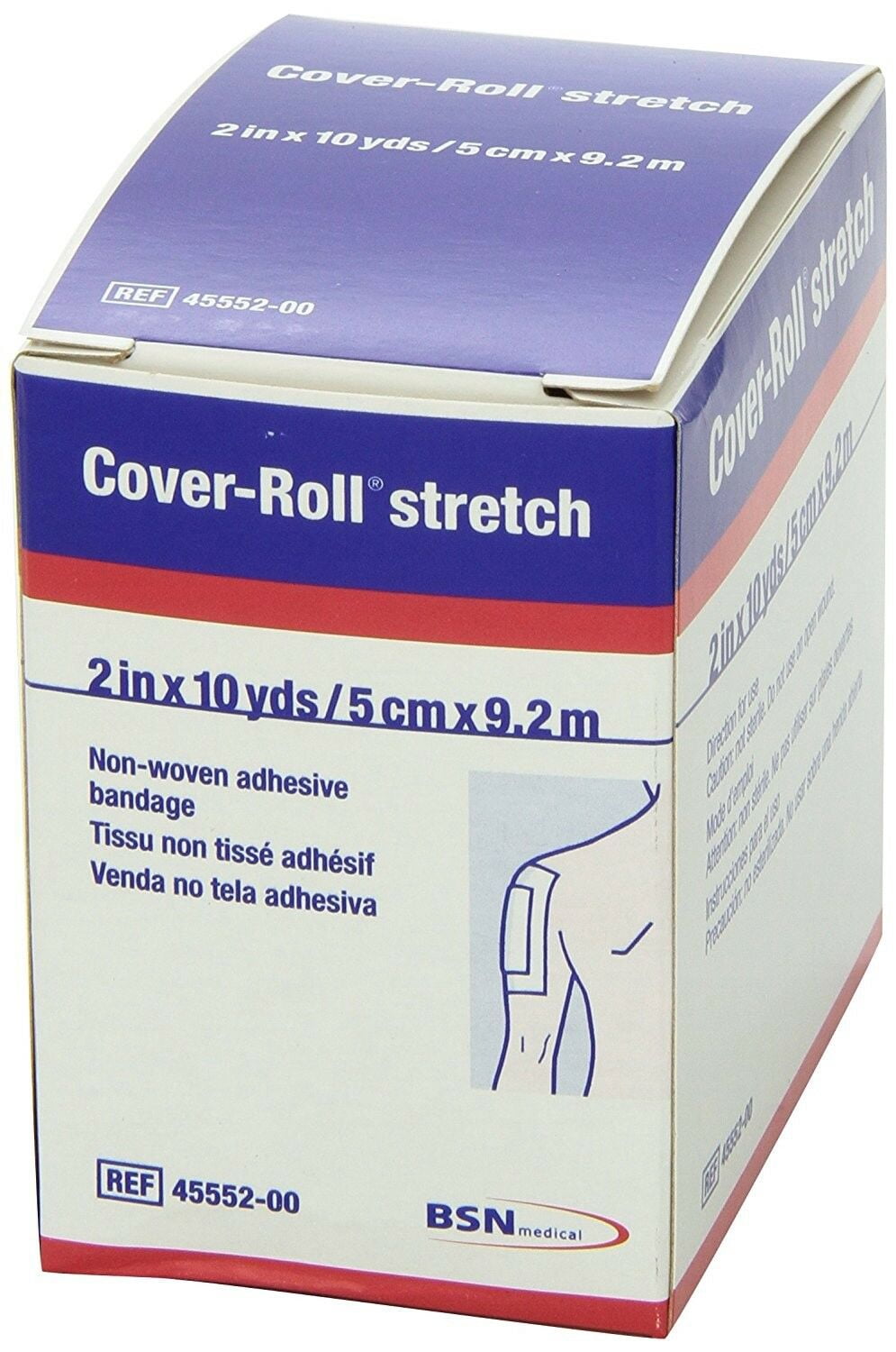 Jobst Cover-Roll stretch, 2 Inch X 10 Inch yards per roll Hypoallergenic