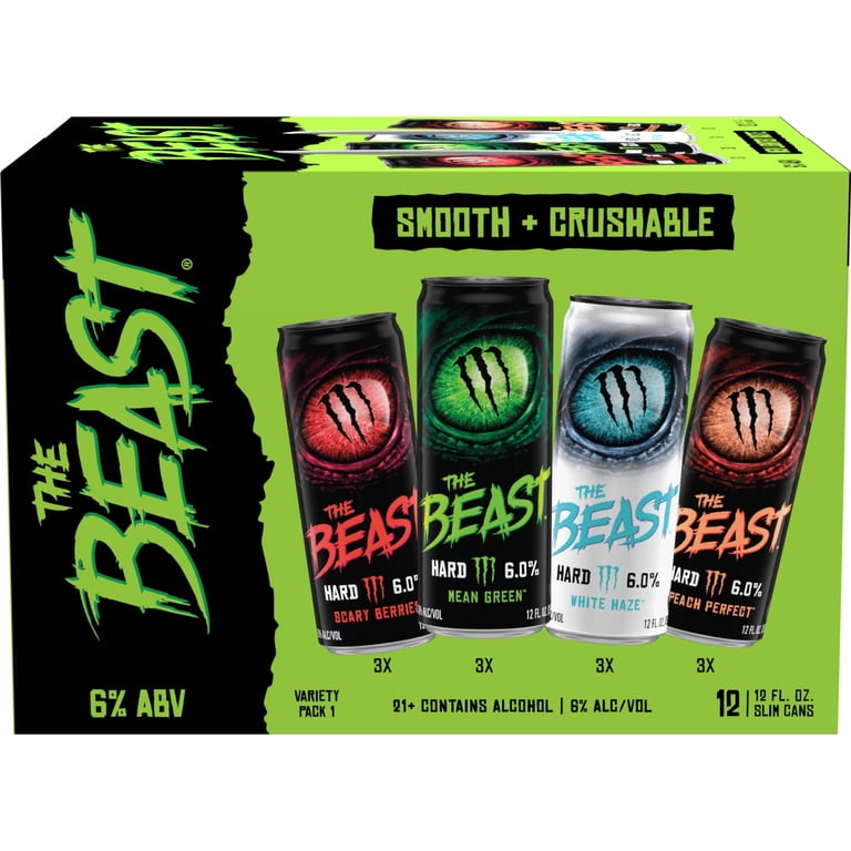 The Beast Variety Pack 1 Flavored Malt Beverage, 12 fl oz 12 Pack