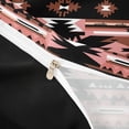 thumbnail image 4 of jejeloiu Bold Tribal Twin Duvet Cover For Girls,Geometric Print Twin Bedding,Pink Black,Black Reversible,2pcs,1 Duvet Cover and 1 Pillowcase, 4 of 6