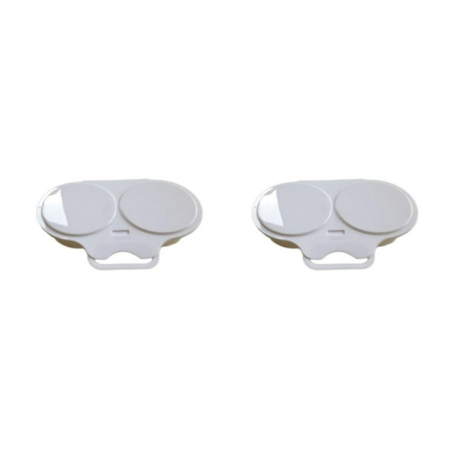 kurtrusly Convenient And Time-Saving Egg Steamer For Busy Mornings Sturdy And Durable Microwave Egg Steamers white 2Set