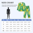 thumbnail image 4 of Fotbe fruits Pattern Long Sleeve Pajama Set for Men,Sleepwear Set,2-piece Loungewear Set,Soft PJs Comfy Nightwear with Pockets-XX-Large, 4 of 7
