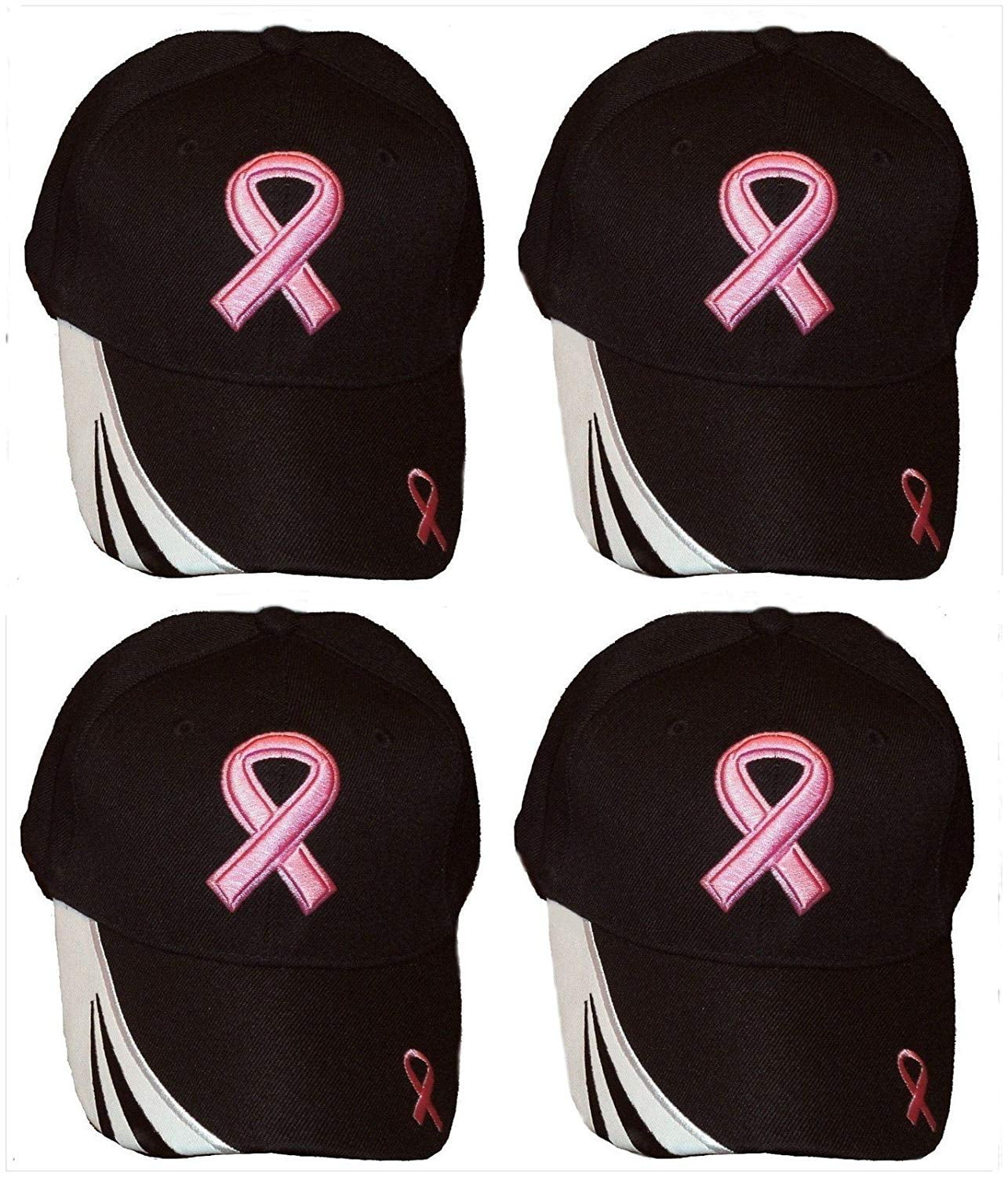 NWT BREAST CANCER AWARENESS HAT CAP PINK RIBBON CAMPAIGN ~ PICK YOUR COLOR NEW 