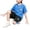 Blue, variant on Splozh Clothes for Teen Boys Clothes Short Sleeve T Shirt Top Shorts Sets Casual Summer Outifts for Kids 8-9 Years,Grey