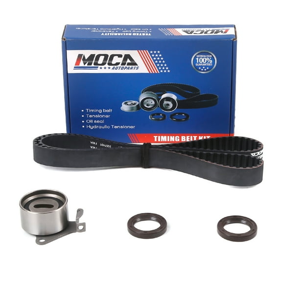 MOCA AUTOPARTS Timing Belt Kit Fit for 92-95 Chrysler LeBaron & 92-00 Dodge Grand Caravan & 93-98 Hyundai Sonata 3.0L