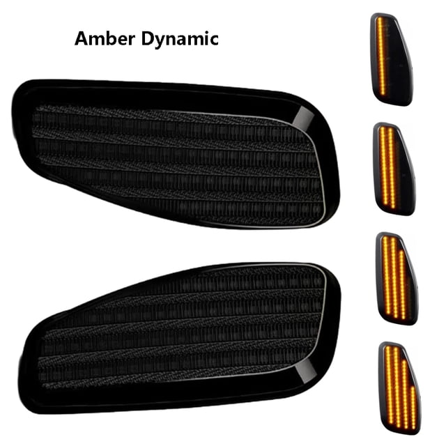 LED Side Marker Lights Turn Signal Light Sequential Blinker Lamp Amber For Jeep Renegade 2014 2015 2016 2017 2018 2019 2020 2021