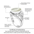 thumbnail image 6 of 925 Sterling Silver Women Jewelry Natural Mother Of Pearl Ring, 6 of 9