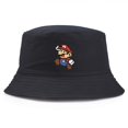 thumbnail image 1 of Sombrero de pescador con estampado de Super Mario Bros para niños, figuras de Anime, Mario, Luigi, Yoshi, Bowser, moda de tendencia, sombrero para el sol, regalos de cumpleaños, 2022 Fivean unisex, 1 of 2