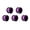 Purple, variant on Opvise 5Pcs Bike Bicycle Aluminum Alloy Chainring Bolts Disc Single Chainwheel Screws