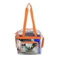 thumbnail image 4 of Eastsport Unisex Clear Stadium Approved Tote Orange, 4 of 8
