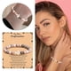 thumbnail image 1 of Pulsera de piedra natural morada Tianhe piedra volcánica esmerilada con tarjeta Pulsera de piedra natural, 1 of 8