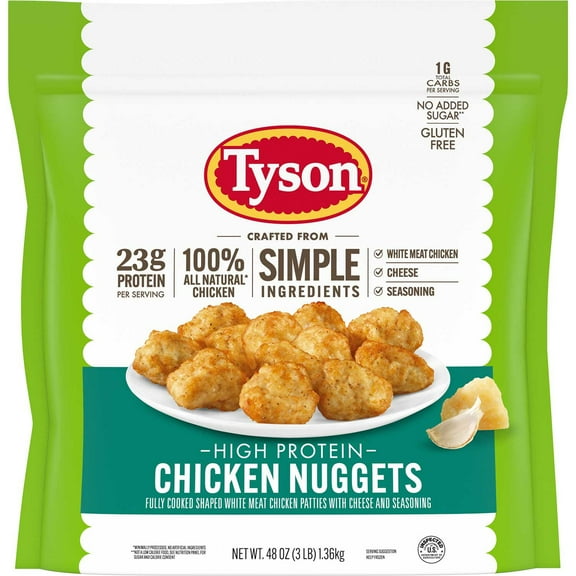 Tyson Simple Ingredient Chicken Nuggets, Frozen, 3 lbs.