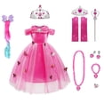 thumbnail image 2 of Disfraz de princesa Elsa de Frozen de Disney para niños, disfraz de aluvión de mariposas, traje de Frozen, Halloween ix zhangyuxiang unisex, 2 of 2