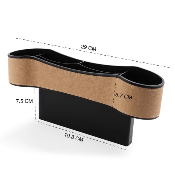 HEANUJJ Car Practical Box Beige for Phone Wallet Keys Easy to Install and Organize