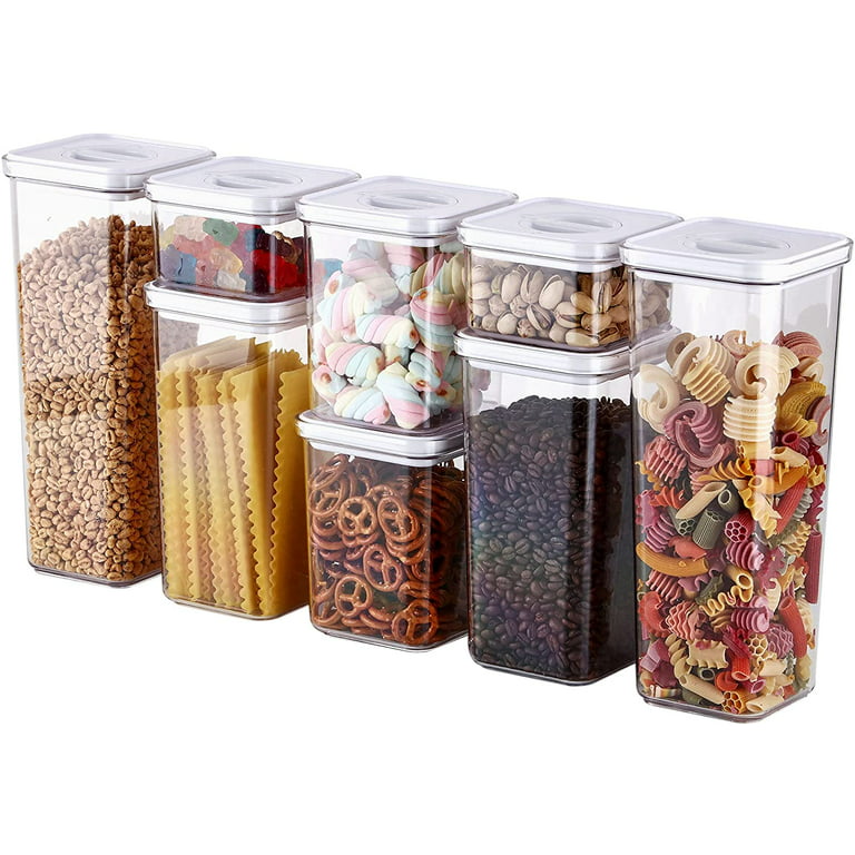  Crystal Clear Airtight Food Storage Containers with