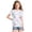 #A03-Light Blue, variant on Abcomgle Girls Shirts 10-12 Summer Short Sleeve Tshirt Floral Print Tshirts Toddler Dressy Crewneck Cotton Toddler Tops Girls,Beige,7-8Years