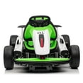 24V Electric Go Kart ride on toys for boys girls Age 6+, Green