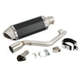 thumbnail image 2 of For Keeway TX 125 2012 to 2020 2021 TX125 Enduro / SM 12-21 TX 125 Escape Slip-on Motorcycle Exhaust Muffler With Mid Link Pipe, 2 of 7