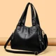 thumbnail image 2 of Bolsos de mano de piel sintética suave auténtica para mujer, bolso de hombro vintage, bolso de mano de diseñador de lujo para mujer, bolsos de mano de gran capacidad, Sac A Main, 2 of 5