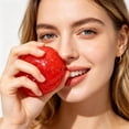 thumbnail image 4 of Watermelon Fruit Slush Stress Ball With Embedded Black Seed Specks, Glossy Round Squeeze Accessory For Adult Daily Anxiety Relief(1pc), 4 of 8