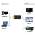 thumbnail image 3 of 2PCS Display Port to HDMI Male Female Adapter Converter DisplayPort DP to HDMI 1080P HD, 3 of 5