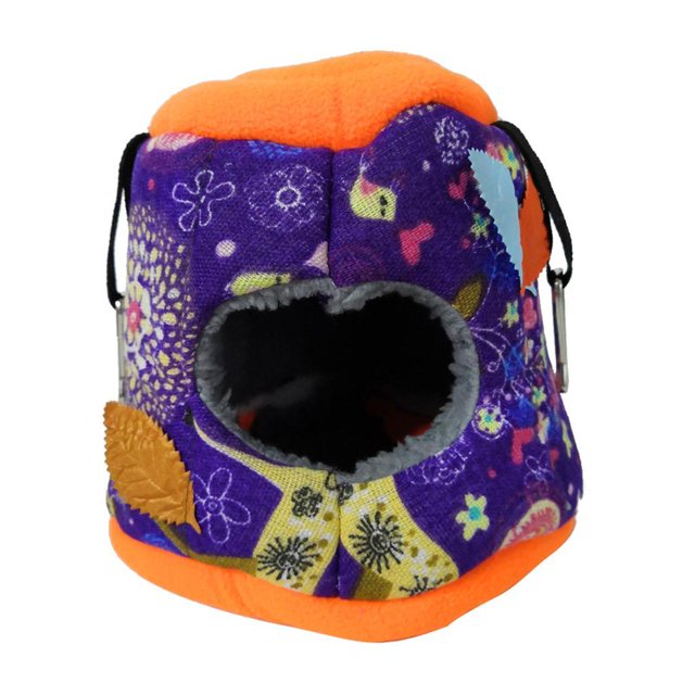 Hamaca para pájaros, loros, columpio para cama colgante, invierno, cálido, cueva, , para cacatúas, periquitos, cacatúas, guacama 5 Colco Nido de cama colgante cálido