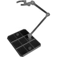 thumbnail image 1 of Clear Action Base Display Stand for 1/144 HG RG Gundam Model Figure, Transparent Black PVC Stage with Hook, Multi Base Connectable, 1 of 6