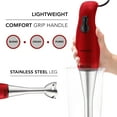 thumbnail image 2 of Courant 2-Speed Hand Blender with Stainless Steel Leg - Red, 2 of 4