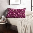 thumbnail image 6 of Salouo Festive Flamingos Print Print Pillow Case Cover,Wrinkle-Free Bed Pillow Cover Pack of 1 Home Decor Fade-Resistant and Stain-Resistant ,Pillows Not Included -16"x24", 6 of 8