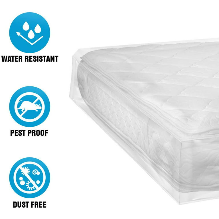 Queen/Full Mattress Vacuum Bag for Moving and Storage, Memory Foam Latex  Mattress Storage Bags Full Queen Size for Mattress up to 14 Inches