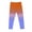 Orange, variant on Asxite Toddler Girls Leggings Soft Gradient Print Breathable Stretch Casual Winter Pants
