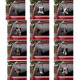 thumbnail image 2 of Animal Crack Car Sticker, 11.8 x 11.8 inch Car Window Decal,Multiple Styles Pet Static Electricity Sticker for Cars,3D Realistic Waterproof DIY Car Window Paste Stickers (D), 2 of 7