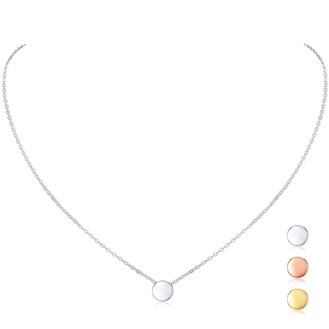 floating dot necklace