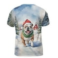 thumbnail image 2 of Hello Winter Bulldog Frosty Morning Walk Welcome Snowy Christmas All Over Print 3D Shirt Unisex Merch Dog Lover Gifts Idea - 02018, 2 of 6