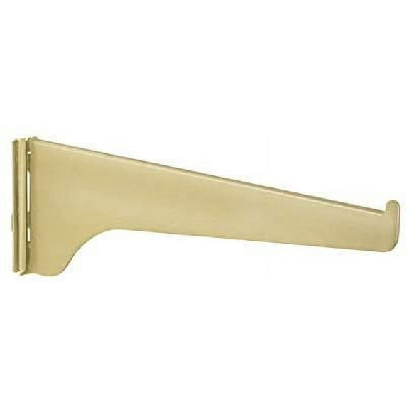 Knape & Vogt 180BR 8" 8" Brass Shelf Brackets