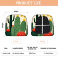 thumbnail image 3 of Cute Cactus Seat Covers for Dining Room Chairs Set Of 4,Stretch Printed Washable Chair Seat Cover with Elastic Ties and Button,Removable Waterproof Couch Cushion Covers, 3 of 6