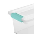 thumbnail image 3 of Caja de almacenamiento Sterilite 19628604 Medium Clip Transparente 11L, 3 of 9