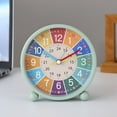 Cartoon Number Alarm Clock Bedroom Children\'s Room Desktop Clock Mute