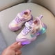 thumbnail image 1 of Frozen Kids Light Shoes Girls Children's Led Elsa Casual Sneakers Transpirable Soft Anti-Slip Running Sports Shoes30 Gao Jinjia LED, 1 of 2