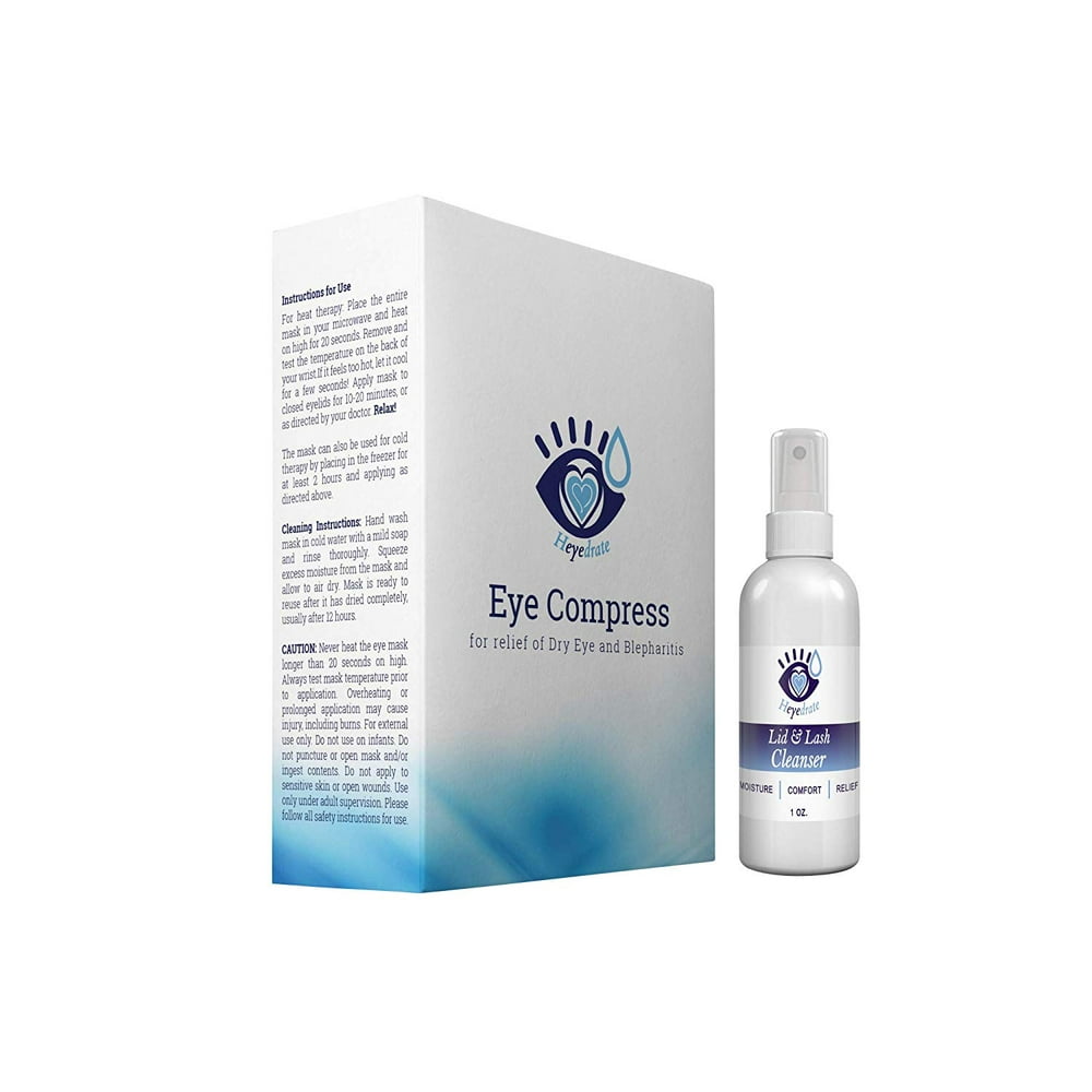 Stye Relief Kit Heyedrate Lid and Lash Cleanser 1 Ounce and Heyedrate