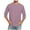 Purple, variant on IYTR Mens 3/4 Sleeve Shirt Crew Neck Sports Loose Fashion Leisure Striped Print Classic Tshirt Blouses(Blue,XXXL)