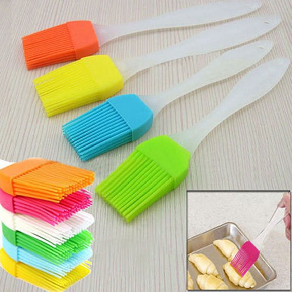 Limei 4Pcs Silicone Baking Bakeware Bread Cook Pastry Oil Cream BBQ Tools Basting Brush