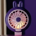 thumbnail image 4 of UttpKLBx Mini Air Conditioner Portable Table Air Circulator Fan Household Vaneless Tower Fan Air Fans Cooling for Room, Bedroom Air Conditioners (Purple), 4 of 8